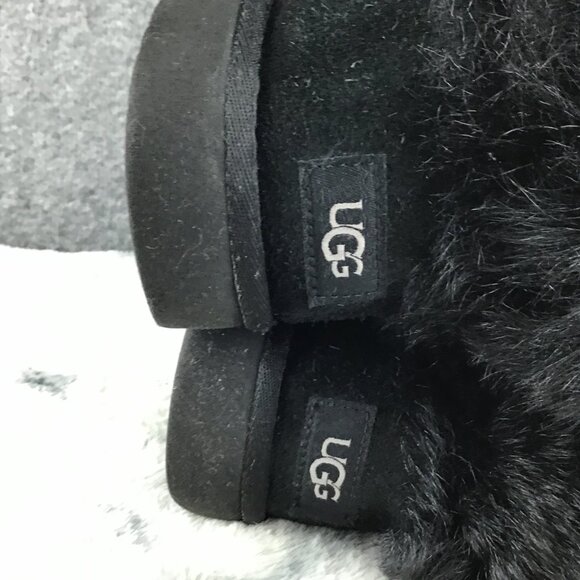 UGG Monster Ankle Hairy Women's Short Suede Boots Size 10 - Picture 11 of 12